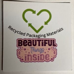 HANDMADE Recycling stickers 50